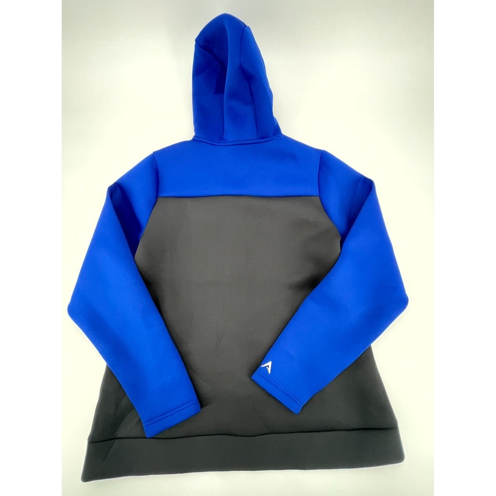 Antigua Jacket Womens XL Blue Black Chase Elliott Logo Stretch Hooded Full Zip - Picture 8 of 12